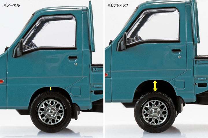 1/32 楽プラ スナップキット スバル サンバー トラック カスタムホイール（ブルーグレー）
