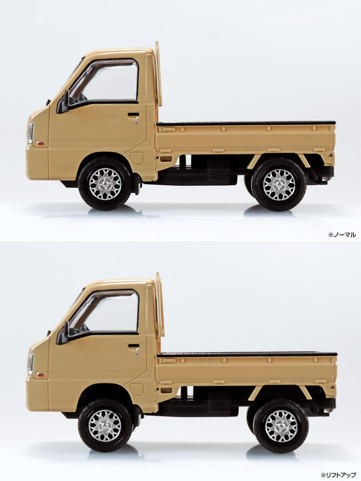 1/32 楽プラ スナップキット スバル サンバー トラック カスタムホイール（カーキ）