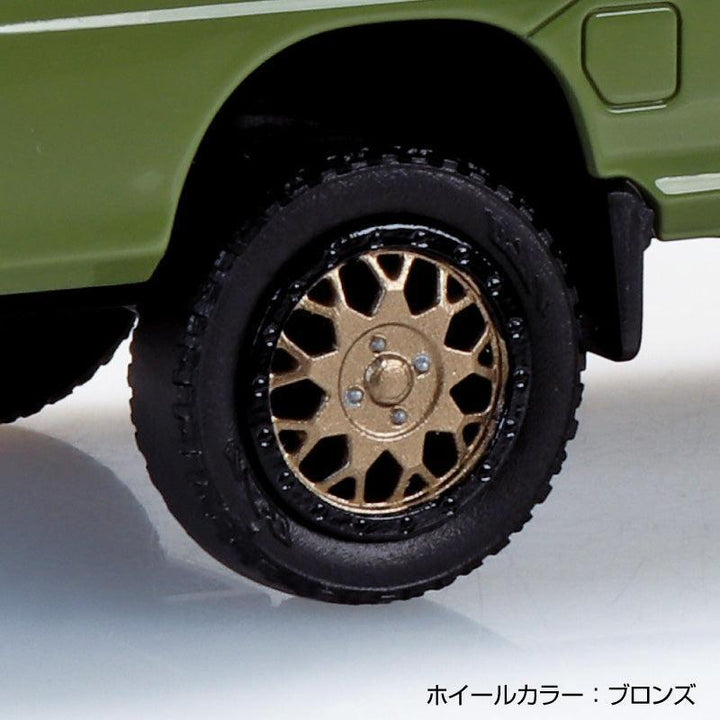 1/32 楽プラ スナップキット スバル サンバー トラック カスタムホイール（オリーブグリーン）