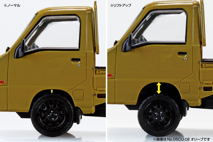 1/32 楽プラ スナップキット スバル サンバー トラック カスタムホイール（オリーブ）