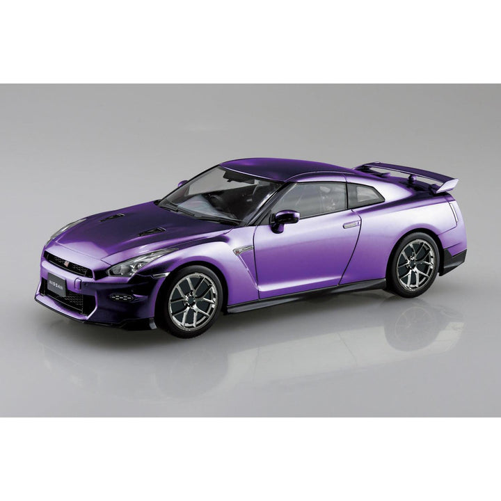 1/32 楽プラ スナップキット ニッサン R35 NISSAN GT-R 2024 カスタムホイール（メタリックパープル）