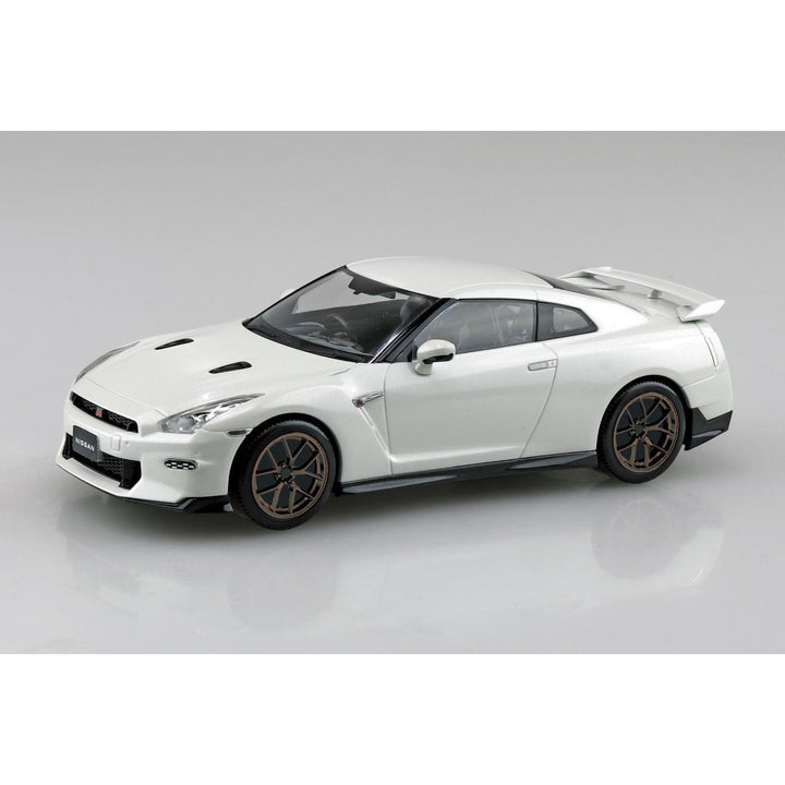 1/32 楽プラ スナップキット ニッサン R35 NISSAN GT-R 2024 カスタムホイール（ブリリアントホワイトパール）
