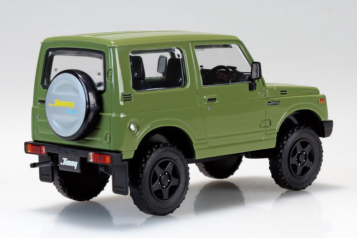 1/32 楽プラ スナップキット スズキ JA11 ジムニー カスタムホイール（オリーブグリーン）