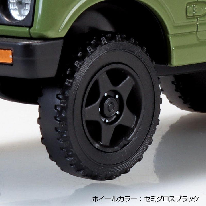 1/32 楽プラ スナップキット スズキ JA11 ジムニー カスタムホイール（オリーブグリーン）