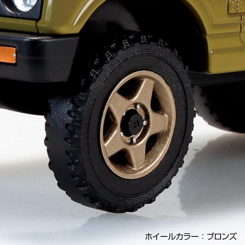 1/32 楽プラ スナップキット スズキ JA11 ジムニー カスタムホイール（オリーブ）