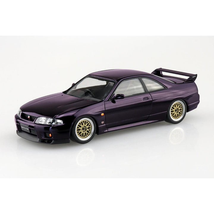 1/32 楽プラ スナップキット ニッサン R33スカイラインGT-R カスタムホイール（ミッドナイトパープル）