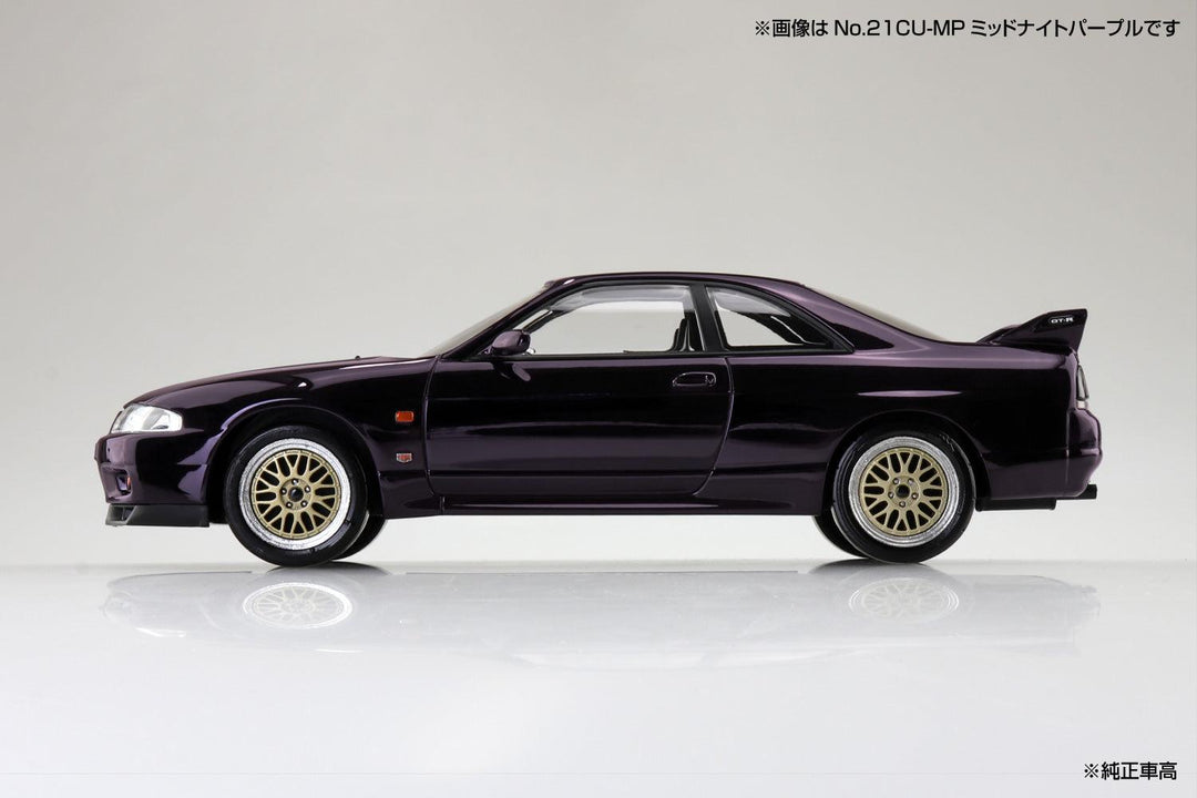 1/32 楽プラ スナップキット ニッサン R33スカイラインGT-R カスタムホイール（ミッドナイトパープル）