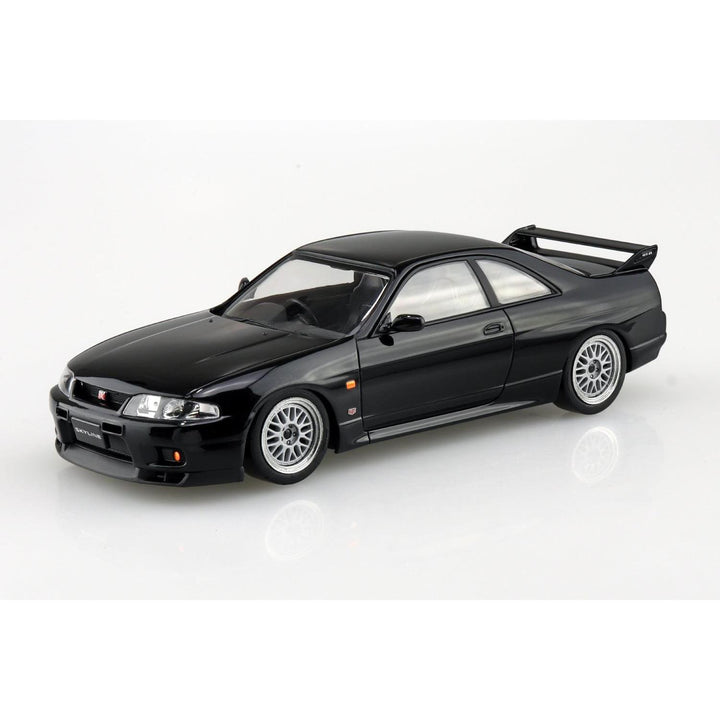 1/32 楽プラ スナップキット ニッサン R33スカイラインGT-R カスタムホイール（ブラック）