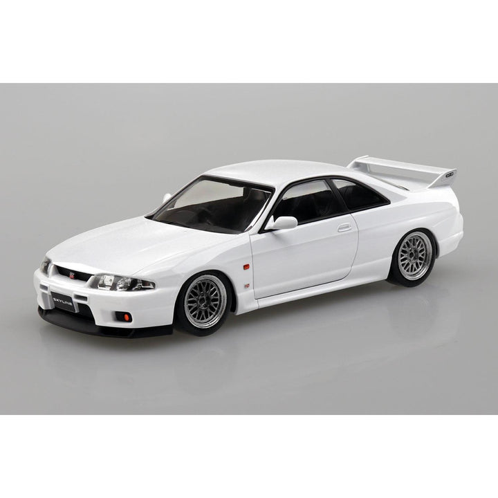 1/32 楽プラ スナップキット ニッサン R33スカイラインGT-R カスタムホイール（ホワイト）