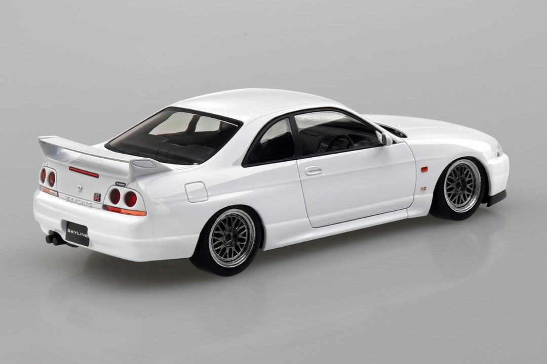1/32 楽プラ スナップキット ニッサン R33スカイラインGT-R カスタムホイール（ホワイト）