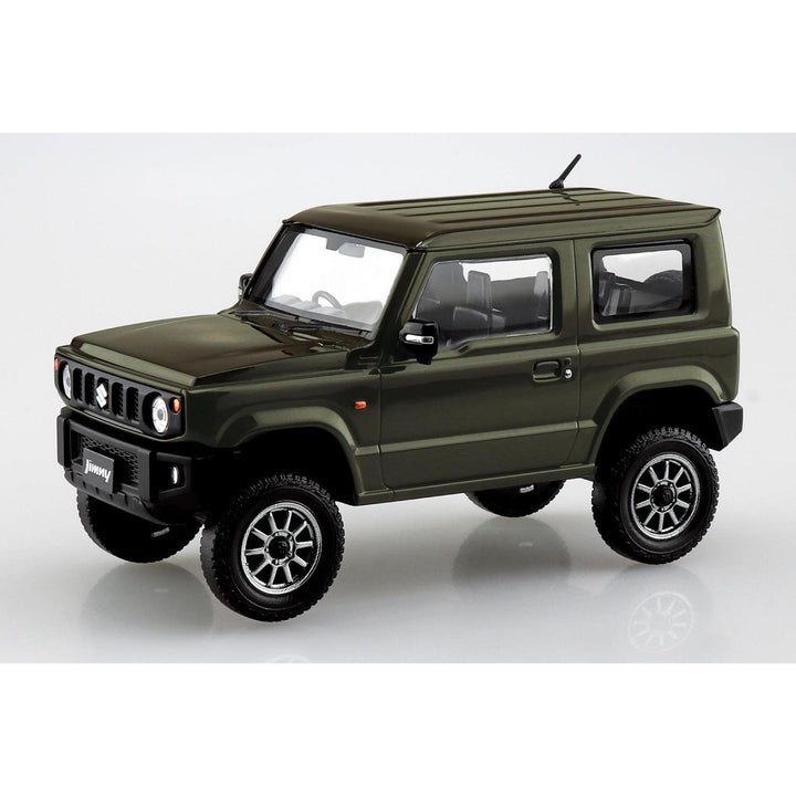 1/32 楽プラ スナップキット スズキ JB64 ジムニー カスタムホイール（ジャングルグリーン）