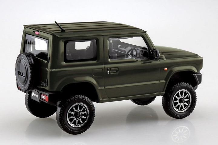 1/32 楽プラ スナップキット スズキ JB64 ジムニー カスタムホイール（ジャングルグリーン）