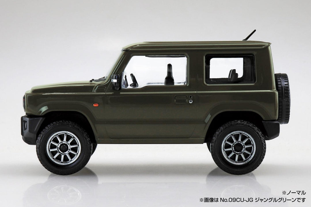 1/32 楽プラ スナップキット スズキ JB64 ジムニー カスタムホイール（ジャングルグリーン）