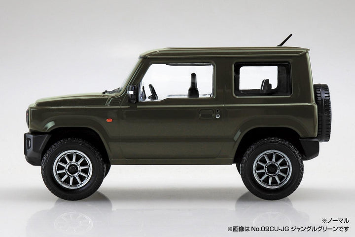 1/32 楽プラ スナップキット スズキ JB64 ジムニー カスタムホイール（ジャングルグリーン）
