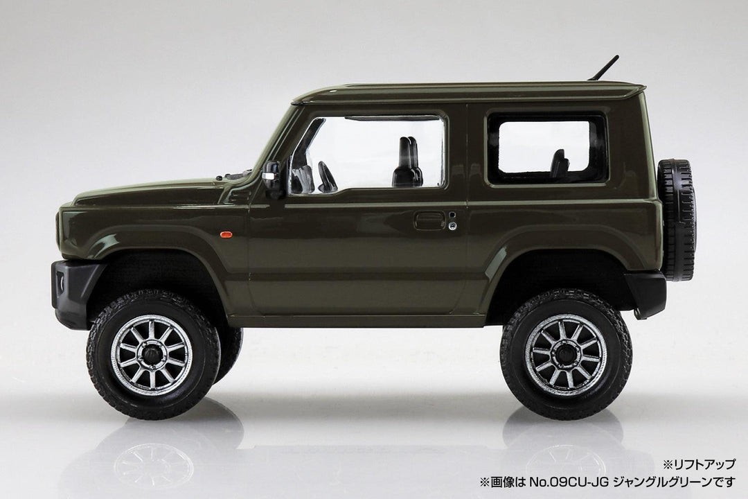 1/32 楽プラ スナップキット スズキ JB64 ジムニー カスタムホイール（ジャングルグリーン）