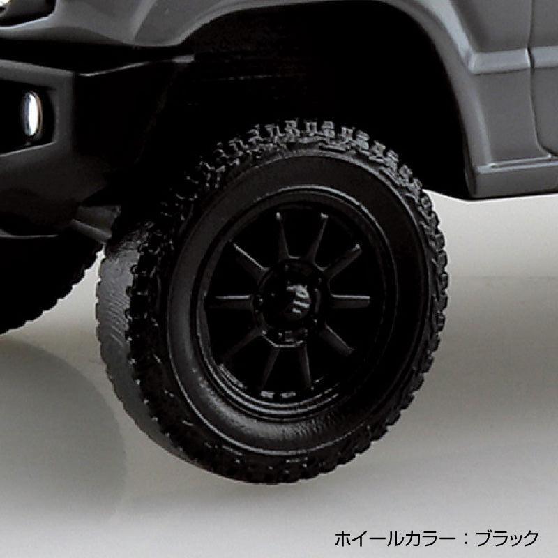 1/32 楽プラ スナップキット スズキ JB64 ジムニー カスタムホイール（ミディアムグレー）
