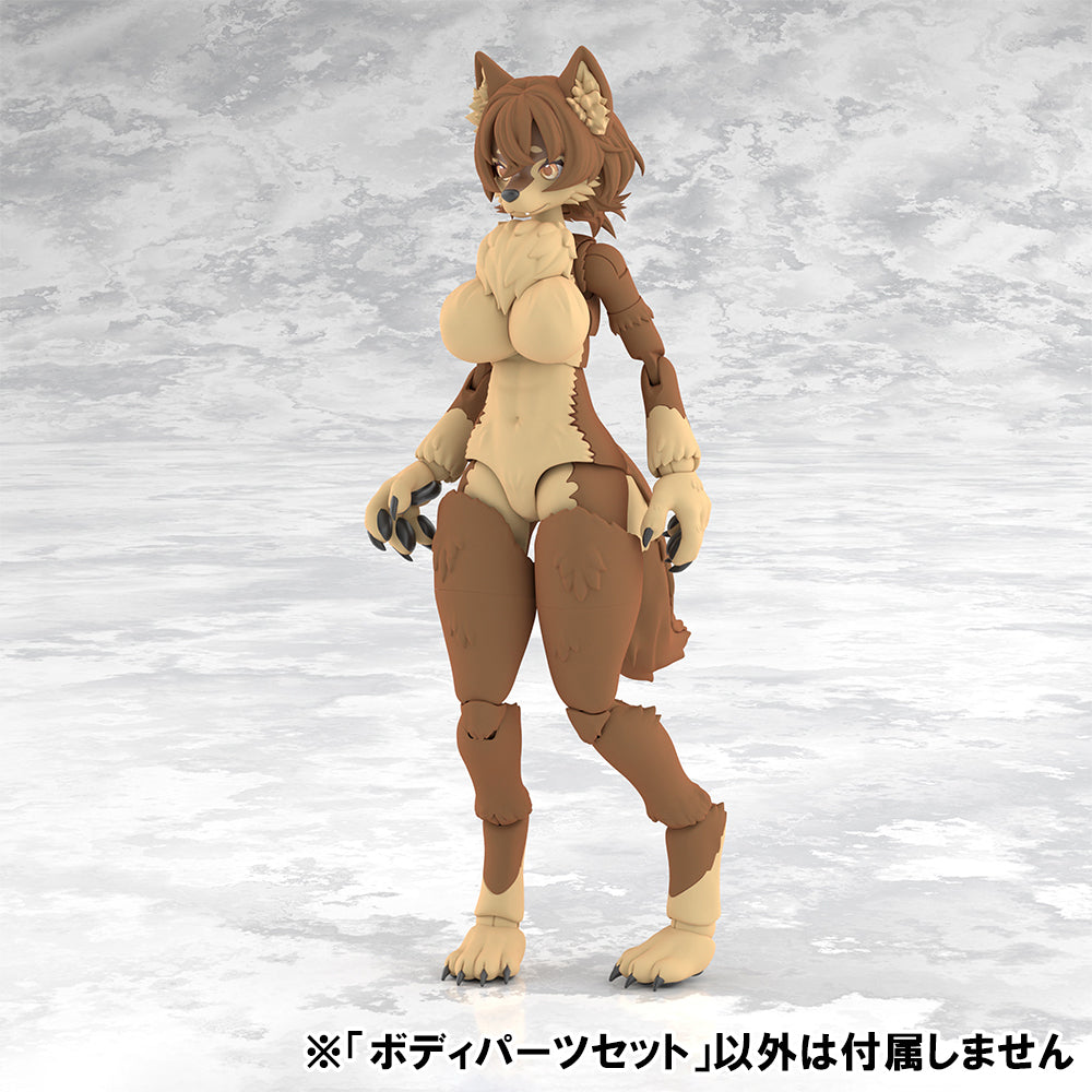 けもプラ ボディパーツセット 01 [ニホンオオカミカラー]