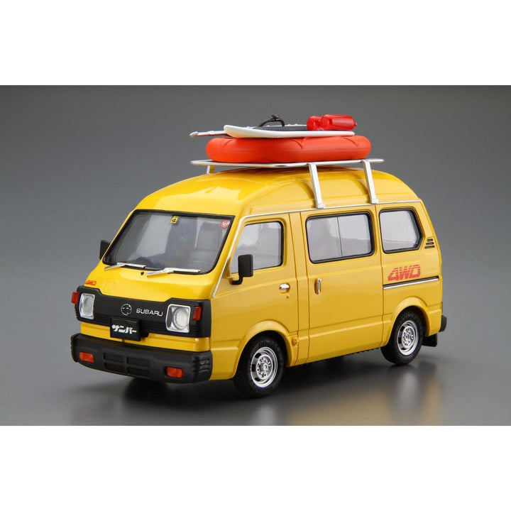 1/24 ザ・モデルカー 1/24 スバル K88 サンバー ハイルーフ4WD '80