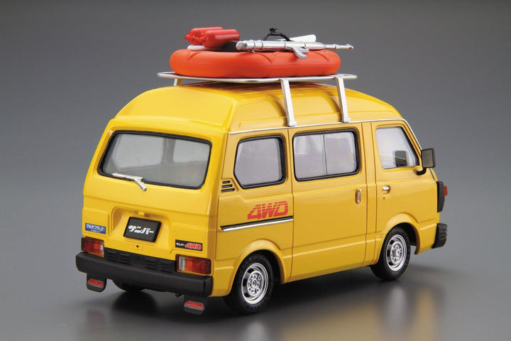 1/24 ザ・モデルカー 1/24 スバル K88 サンバー ハイルーフ4WD '80