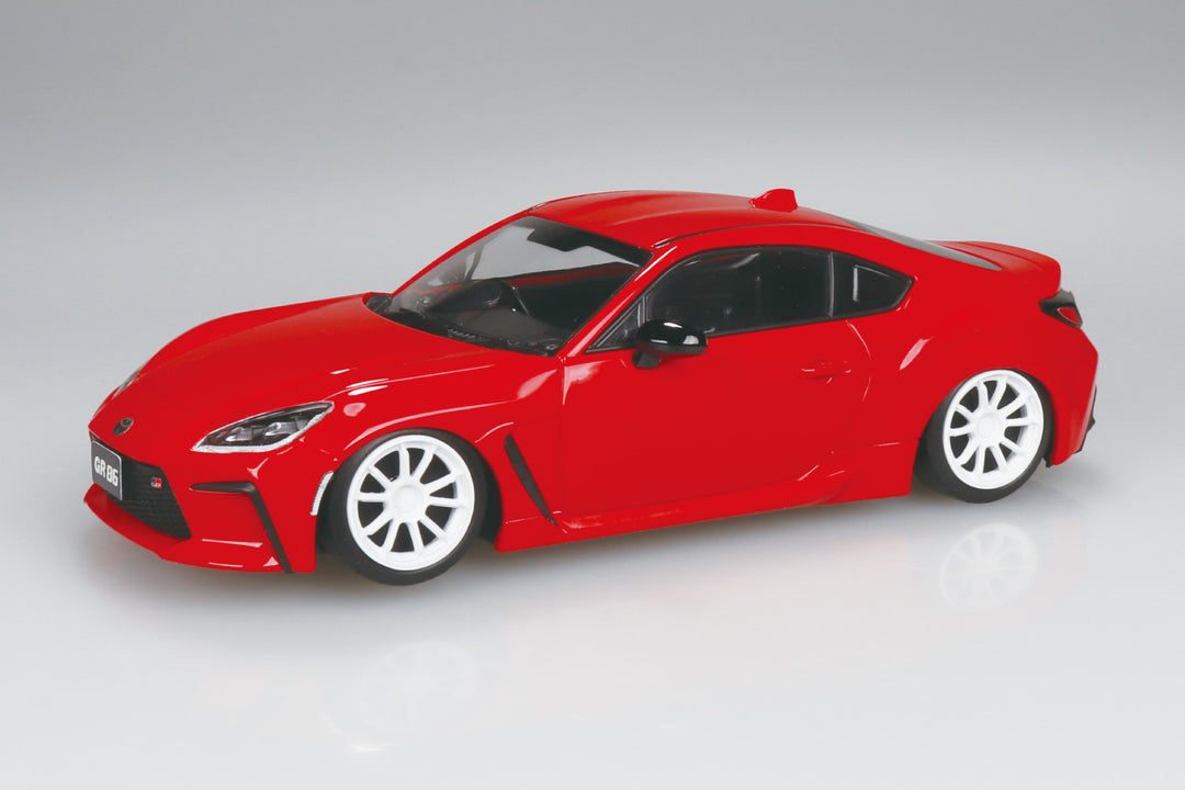 1/32 楽プラ スナップキット トヨタ GR86 2021 カスタムホイール（スパークレッド）