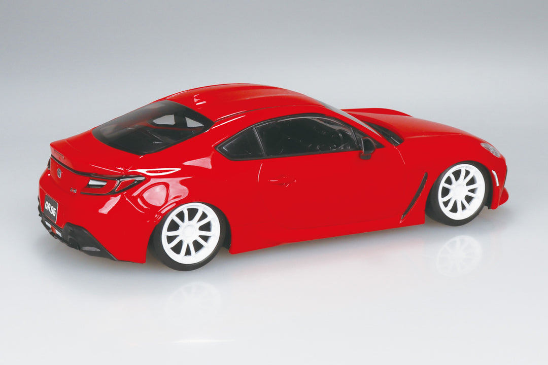 1/32 楽プラ スナップキット トヨタ GR86 2021 カスタムホイール（スパークレッド）