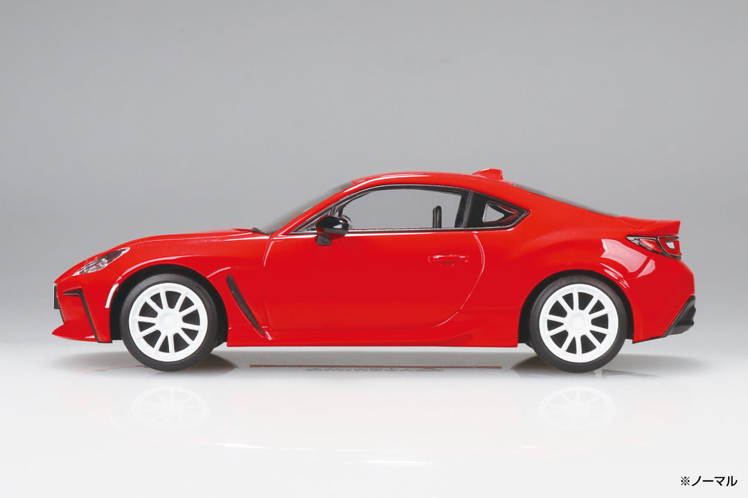 1/32 楽プラ スナップキット トヨタ GR86 2021 カスタムホイール（スパークレッド）