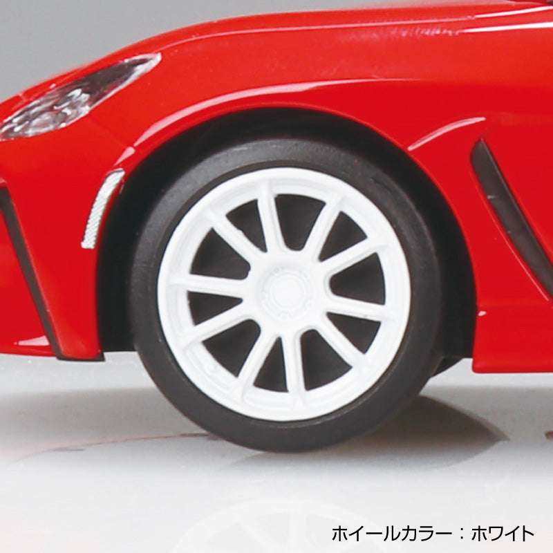 1/32 楽プラ スナップキット トヨタ GR86 2021 カスタムホイール（スパークレッド）