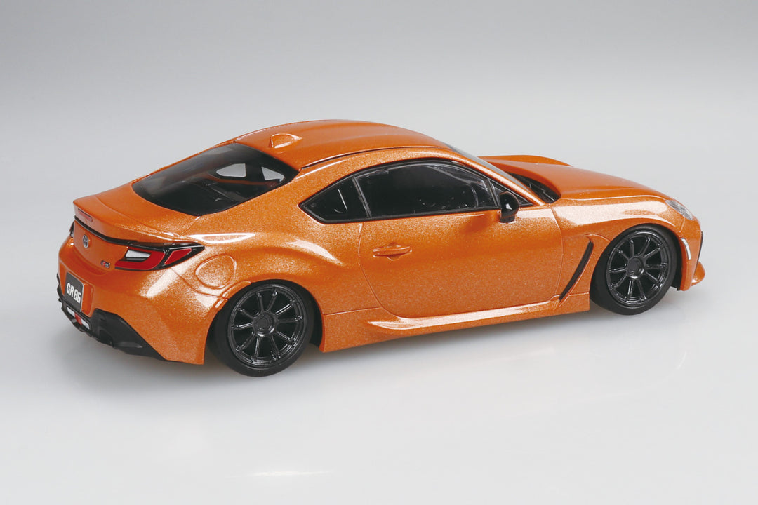 1/32 楽プラ スナップキット トヨタ GR86 2021 カスタムホイール（フレイムオレンジ）