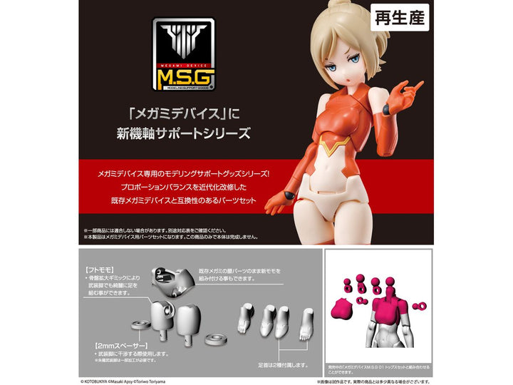 【再販】メガミデバイスM.S.G 02 ボトムスセット スキンカラーC 1/1スケール
