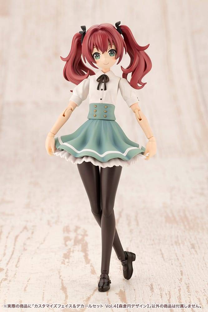 創彩少女庭園 カスタマイズフェイス＆デカールセット Vol.4【森倉円デザイン】 1/10スケール