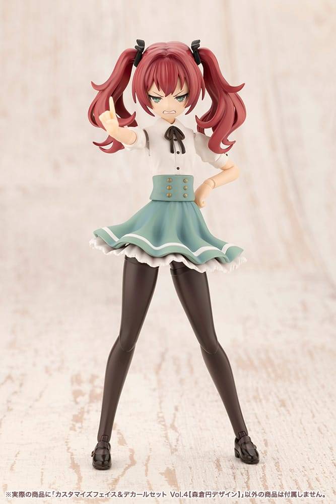 創彩少女庭園 カスタマイズフェイス＆デカールセット Vol.4【森倉円デザイン】 1/10スケール