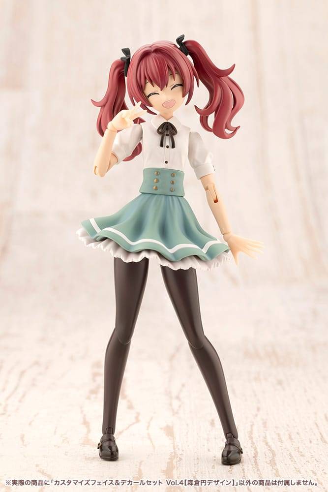 創彩少女庭園 カスタマイズフェイス＆デカールセット Vol.4【森倉円デザイン】 1/10スケール