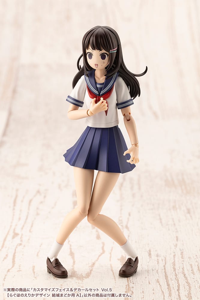 創彩少女庭園 カスタマイズフェイス＆デカールセット Vol.5【らぐほのえりかデザイン 結城まどか用A】 1/10スケール