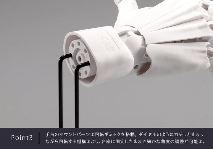 ARTIST SUPPORT ITEM ハンドモデルMEN’S/R -WHITE- 1/1スケール
