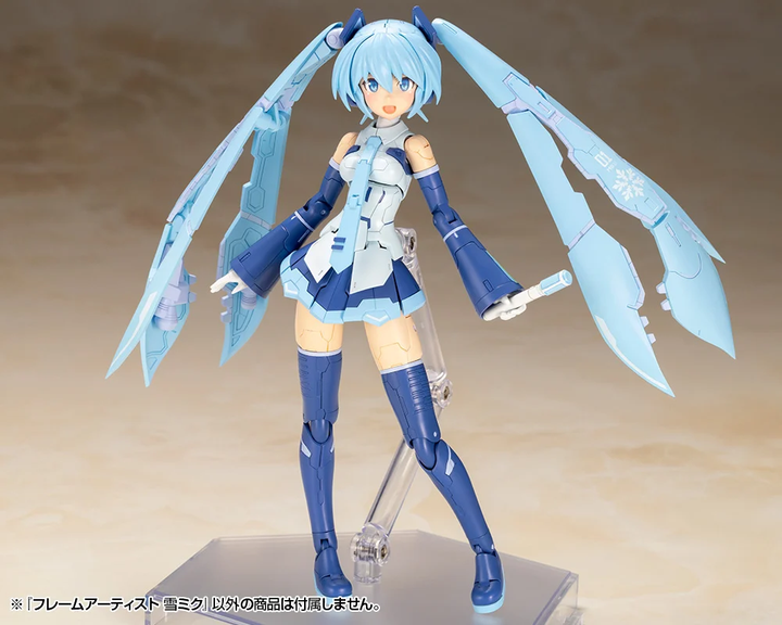 フレームアームズ フレームアーティスト 雪ミク 1/100スケール