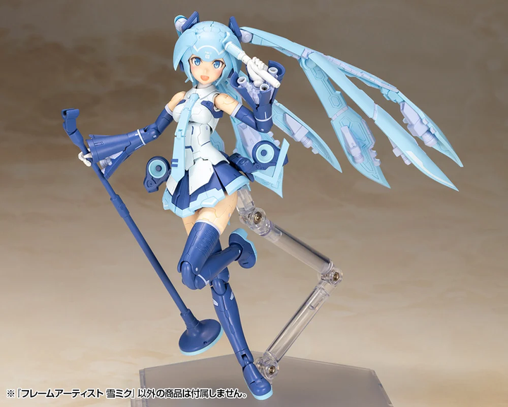 フレームアームズ フレームアーティスト 雪ミク 1/100スケール