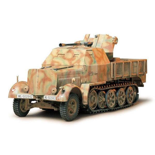 1/35 ドイツ装甲8トンハーフ 3.7cm対空機関砲37型搭載 フラックザウリア