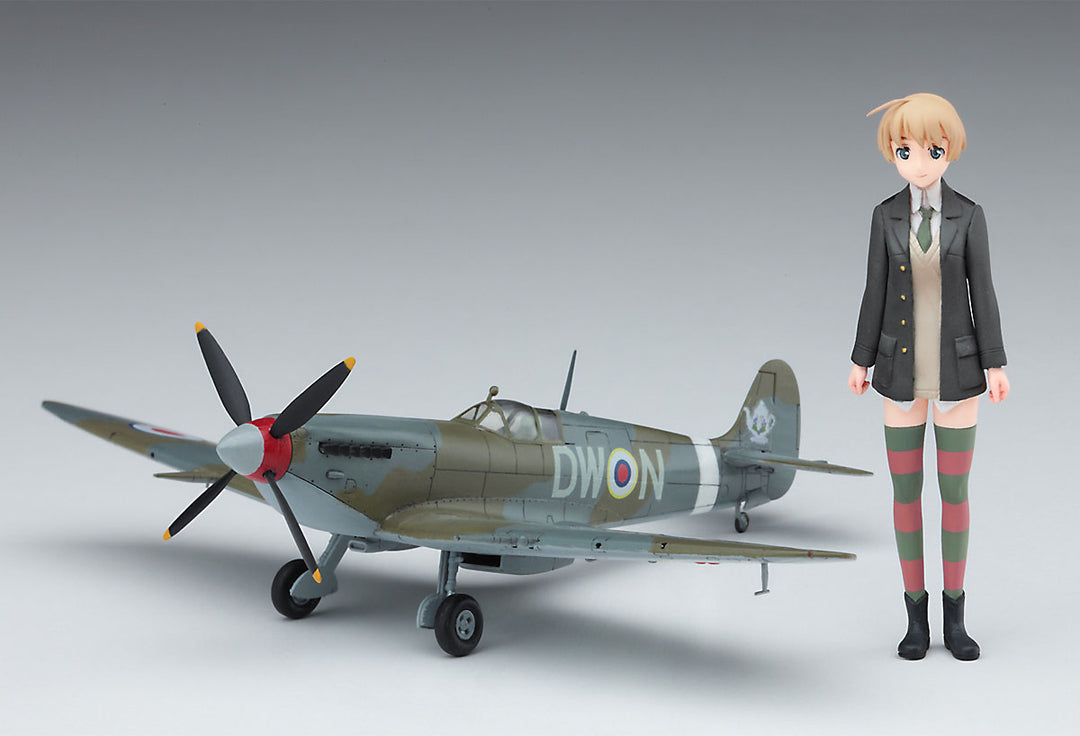 リネット・ビショップ w/スピットファイア Mk.IX（1/72） 1/20スケール
