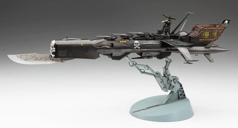 ｢キャプテンハーロック 次元航海｣宇宙海賊戦艦 アルカディア 三番艦 [改] 強攻型 w/アクリルスタンドフィギュア 1/1500スケール