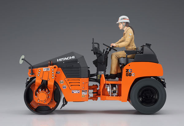 【再販】1/35 日立建機 コンバインド振動ローラ ZC50C-5