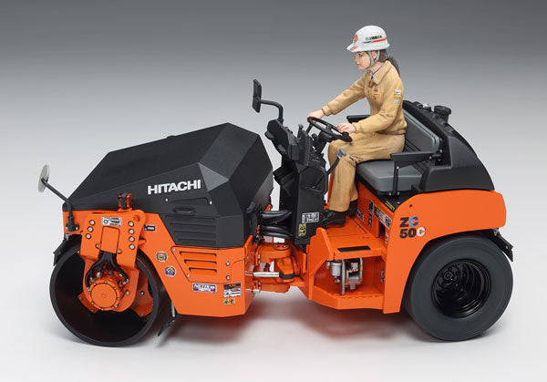 【再販】1/35 日立建機 コンバインド振動ローラ ZC50C-5