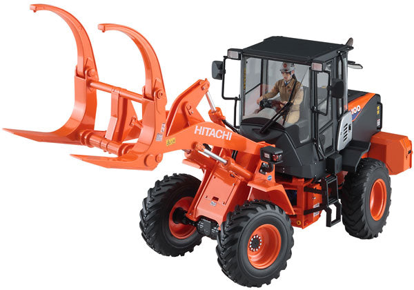 【再販】1/35 日立建機 ホイールローダ ZW100-6 ロググラップル仕様機
