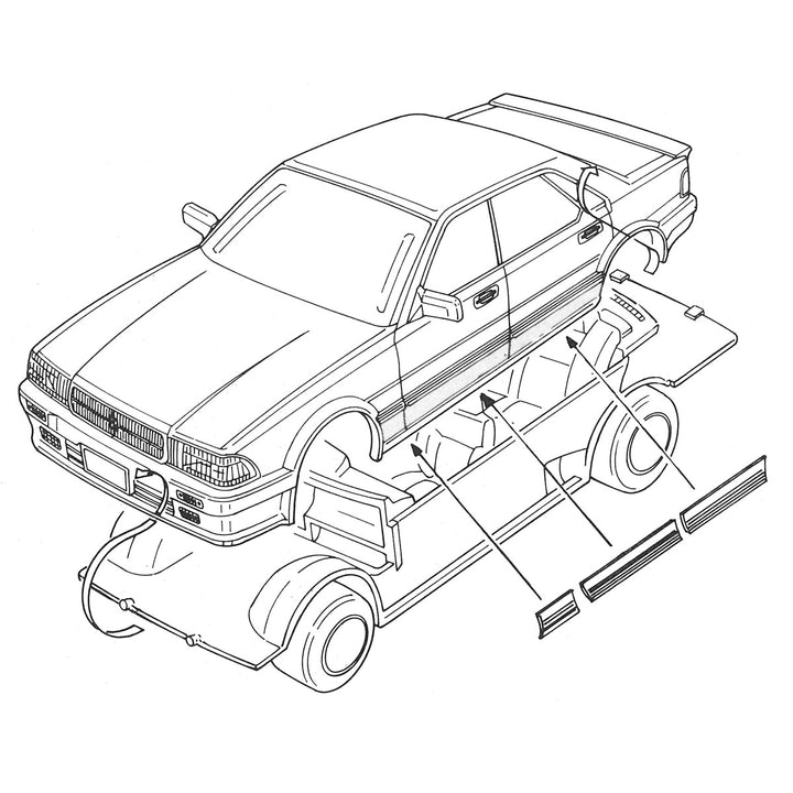 1/24 ハイソカーシリーズ セドリック V20E グランツーリスモ(Y31)(ハイソカーバージョン)