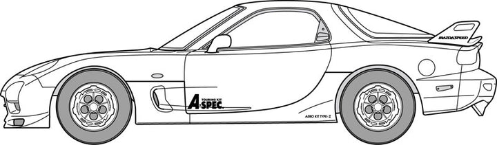 1/24 インチアップシリーズ FD3S RX-7 マツダスピードA-spec (GT・Wウィング付き)