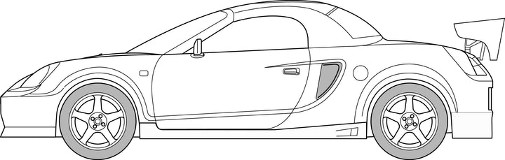 1/24 インチアップシリーズ トヨタMR-S(GT・Wウィング付き)