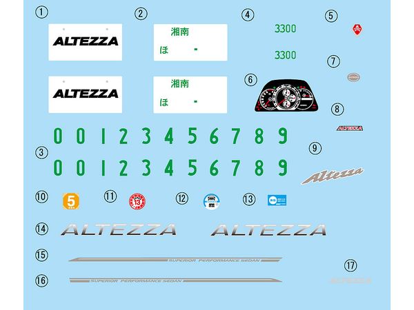 1/24 インチアップシリーズ アルテッツァ RS200(GT・Wウィング付き)