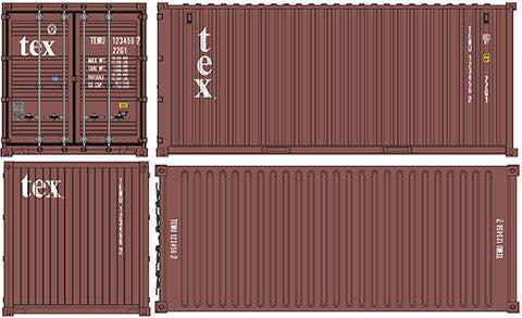 1/24 車NEXTシリーズ 20ft ドライコンテナ tex