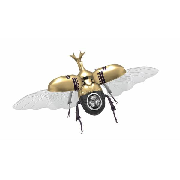 フジミ模型(Fujimi) 武将編 カブトムシ 徳川家康/クワガタムシ 本多忠勝 仕様 自由研究シリーズ 色分け済み組立キット