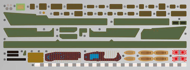 1/700 艦NEXTシリーズ 日本海軍航空母艦 信濃(軍艦色)エッチングパーツ付き