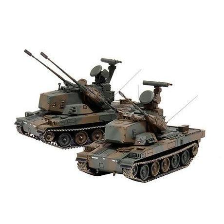 1/72 陸上自衛隊 87式自走高射機関砲(2両入り) 特別仕様(エッチングパーツ付き)